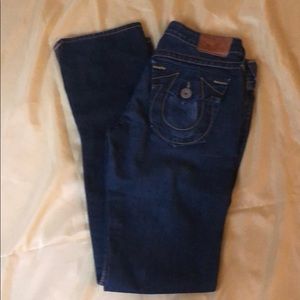 True Religion Straight Legs-Button Flap Pockets